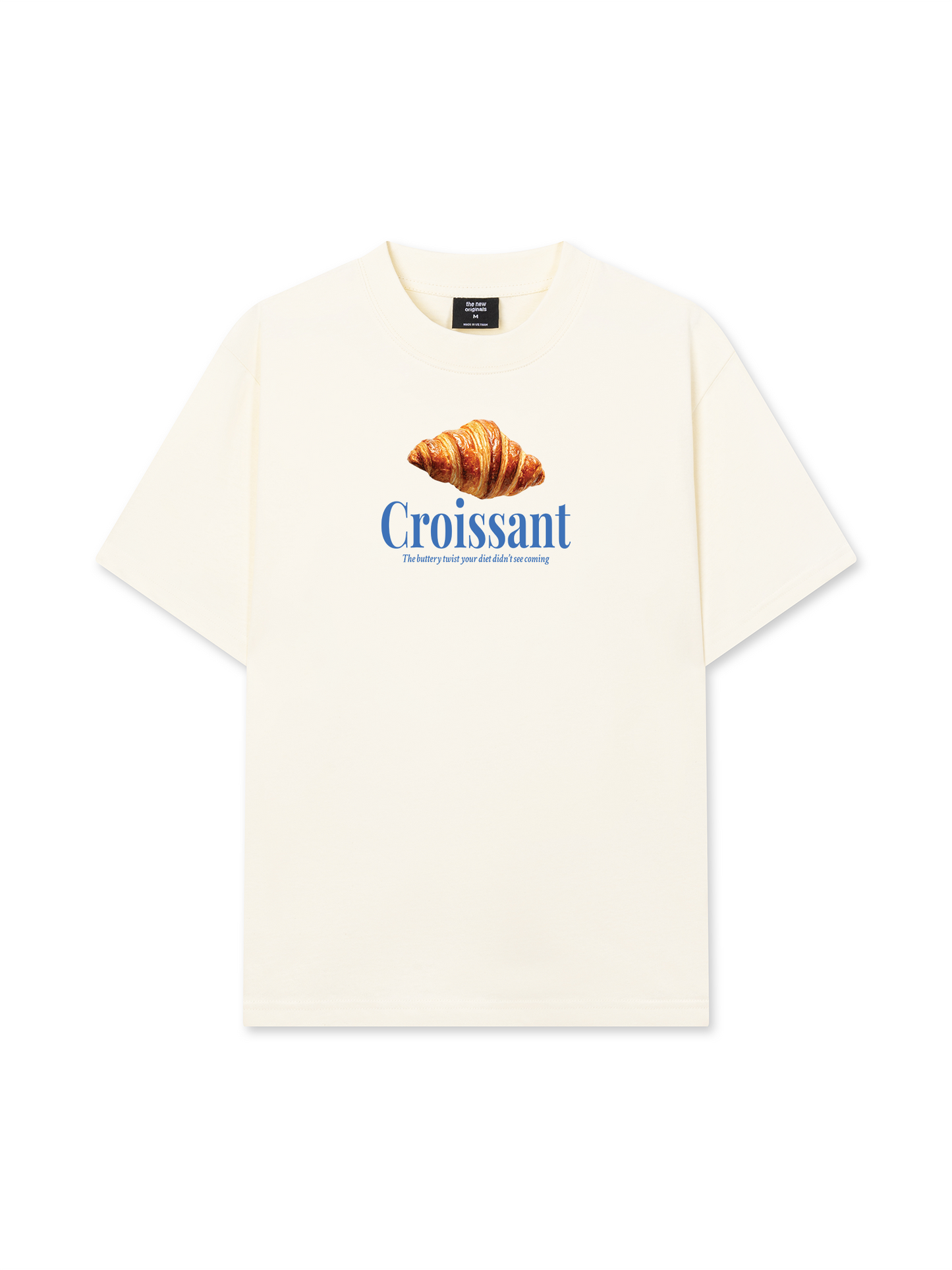 Áo Thun Relaxed Fit Croissant Quote
