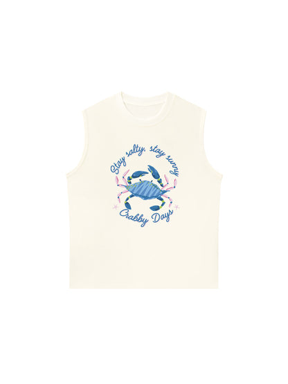 Áo Ba Lỗ Relaxed Fit Crabby Days
