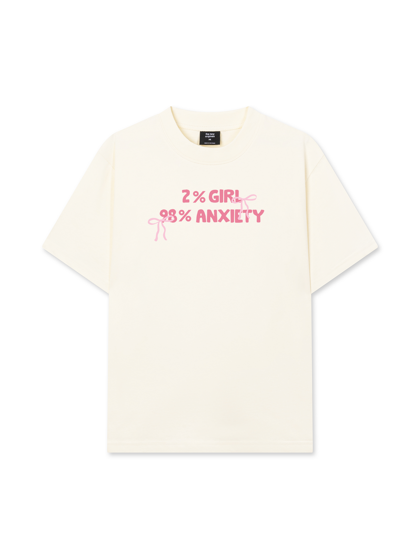 Áo Thun Relaxed Fit 2%Girl 98% Anxiety