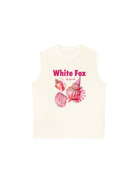 Áo Ba Lỗ Relaxed Fit Ocean White Fox