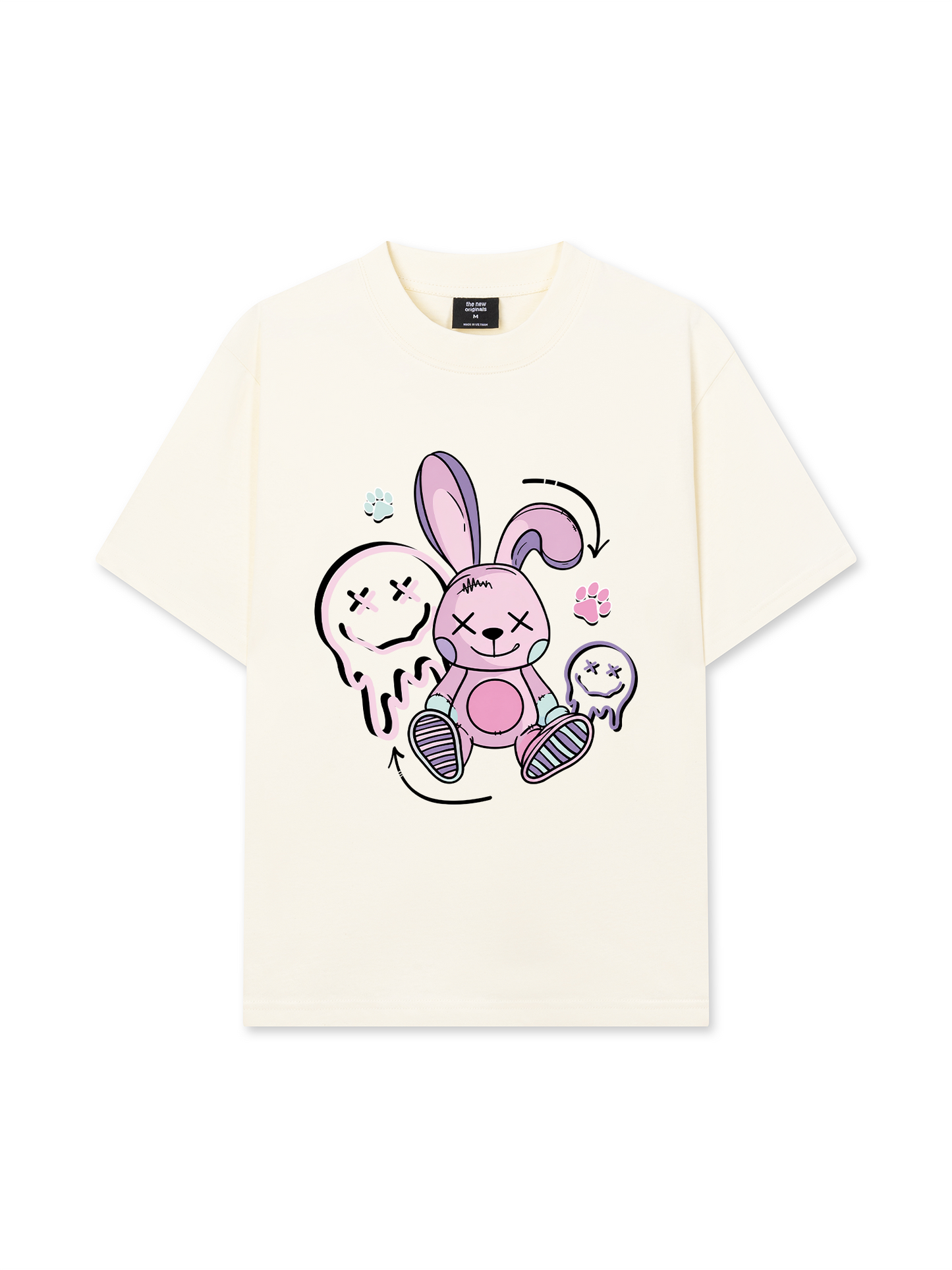 Áo Thun Relaxed Fit Rabbit Smile Face