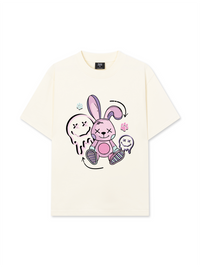 Áo Thun Relaxed Fit Rabbit Smile Face