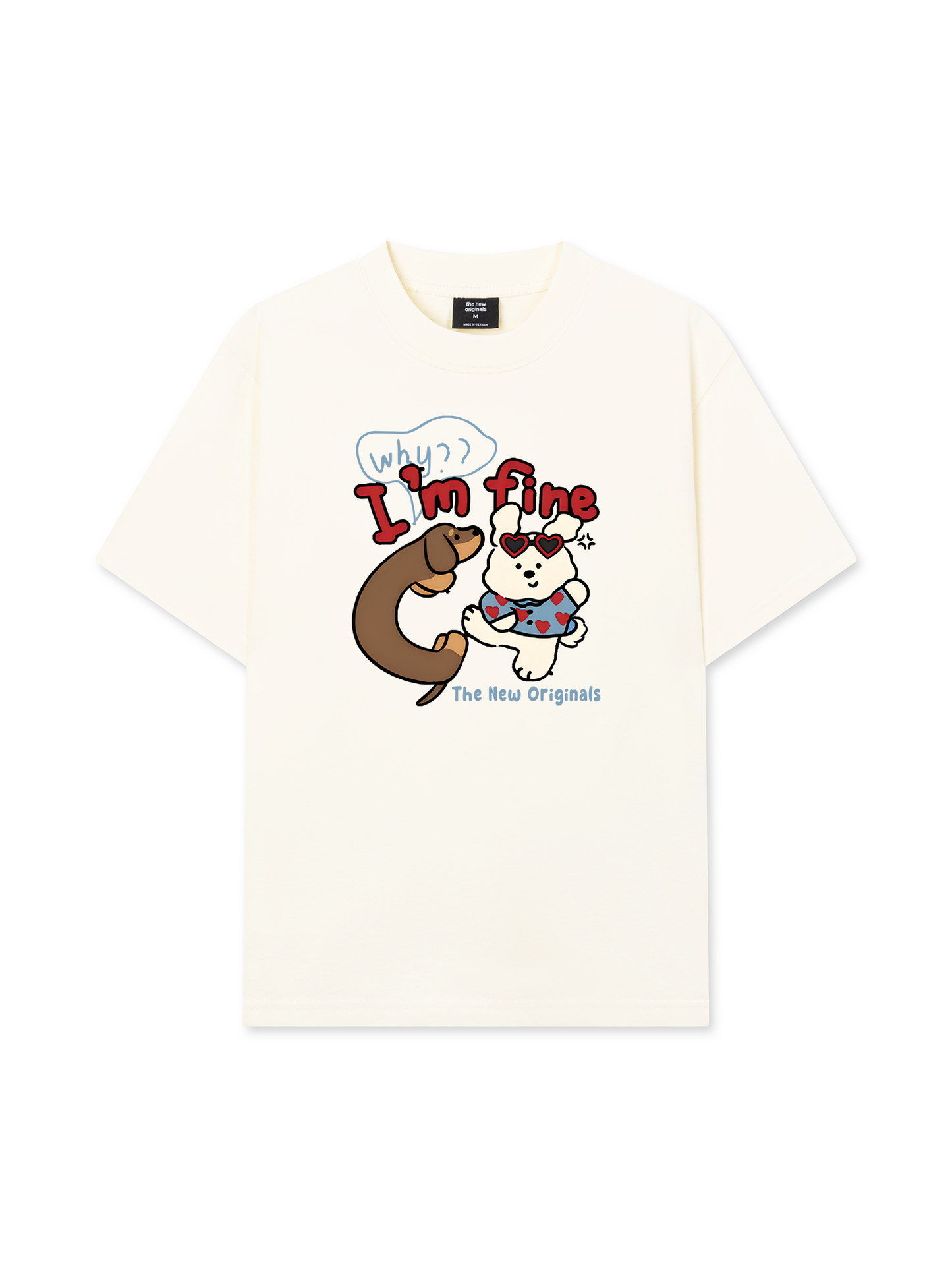 Áo Thun Relaxed Fit Why I'm Fine
