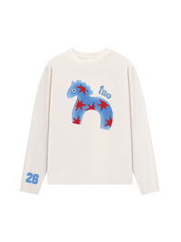 Áo Thun Dài Tay 26 - Blue Horse