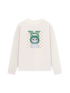 Áo Thun Dài Tay Animal Mood Meow Green Pink