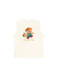 Áo Ba Lỗ Relaxed Fit Adorable Bear