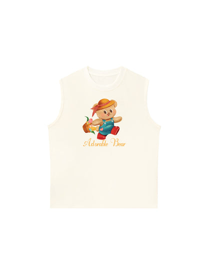 Áo Ba Lỗ Relaxed Fit Adorable Bear