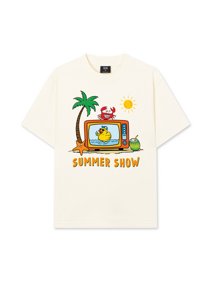 Áo Thun Relaxed Fit Summer Vibes Summer Show