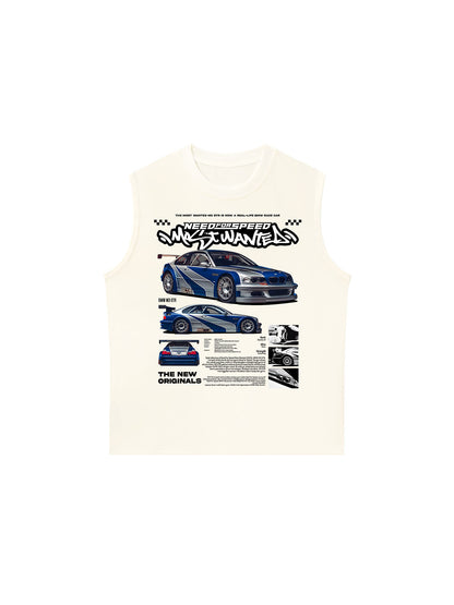Áo Ba Lỗ Relaxed Fit CAR Need For Speed Most Wanted