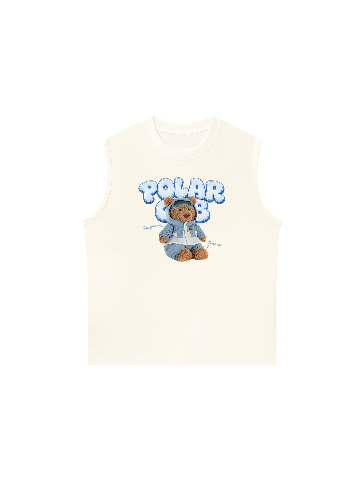 Áo Ba Lỗ Relaxed Fit Teddy Land Solar Cub