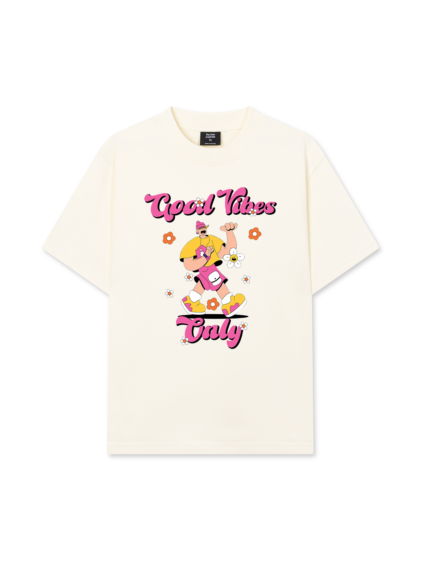 Áo Thun Relaxed Fit Weekend Goog Vibes Only