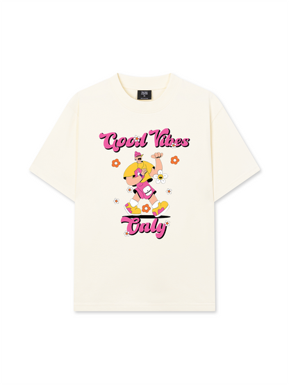 Áo Thun Relaxed Fit Weekend Goog Vibes Only