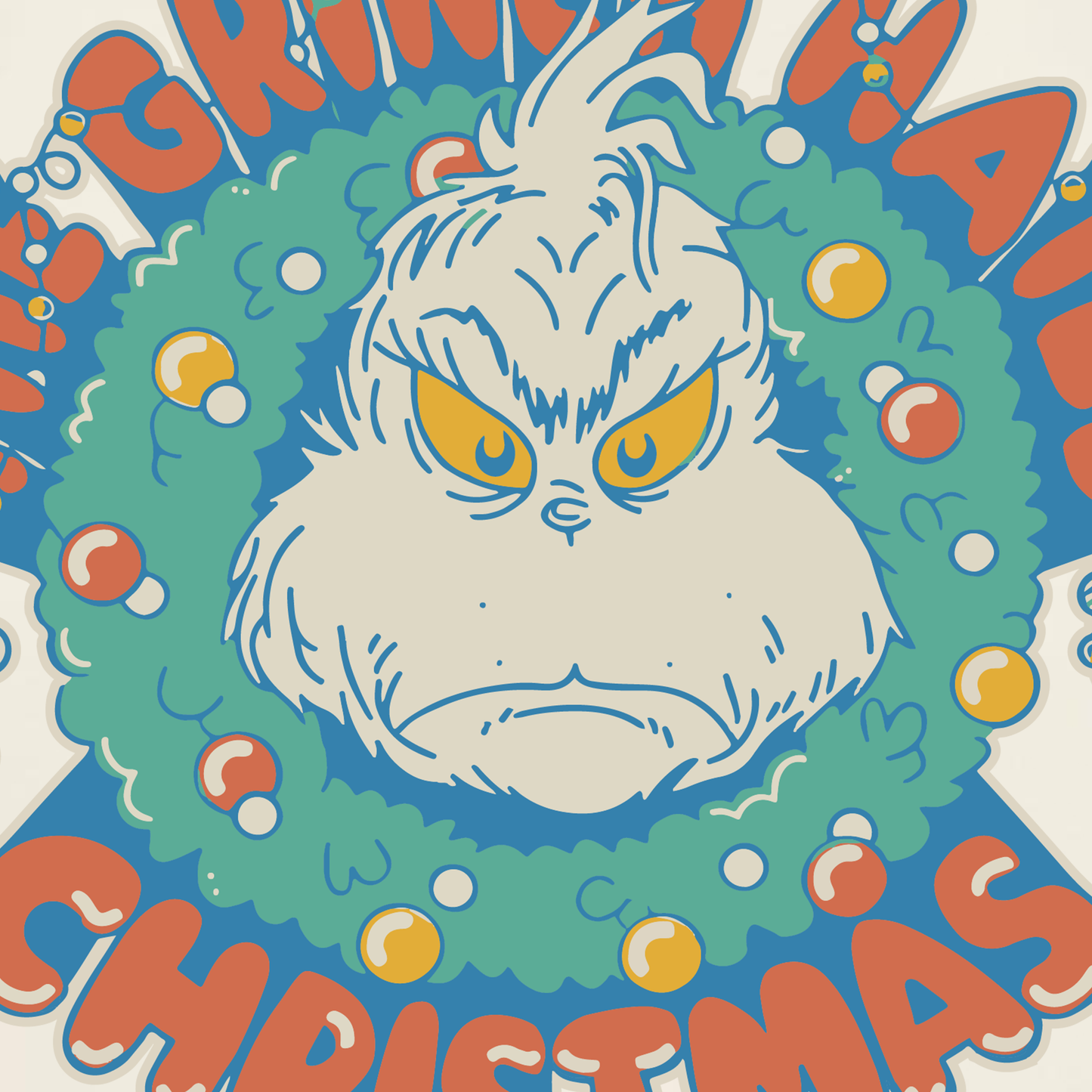 Áo Thun Relaxed Fit Movie The Grinch Hated Christmas