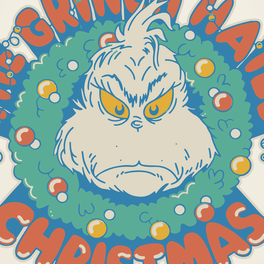 Áo Thun Relaxed Fit Movie The Grinch Hated Christmas