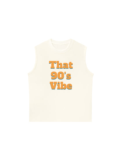 Áo Ba Lỗ Relaxed Fit That 90_s Vibes