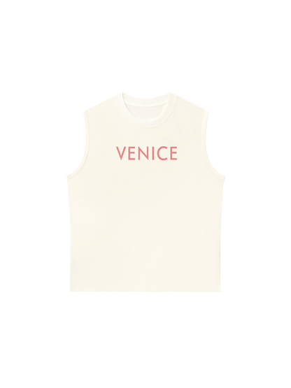 Áo Ba Lỗ Relaxed Fit VENICE PINK