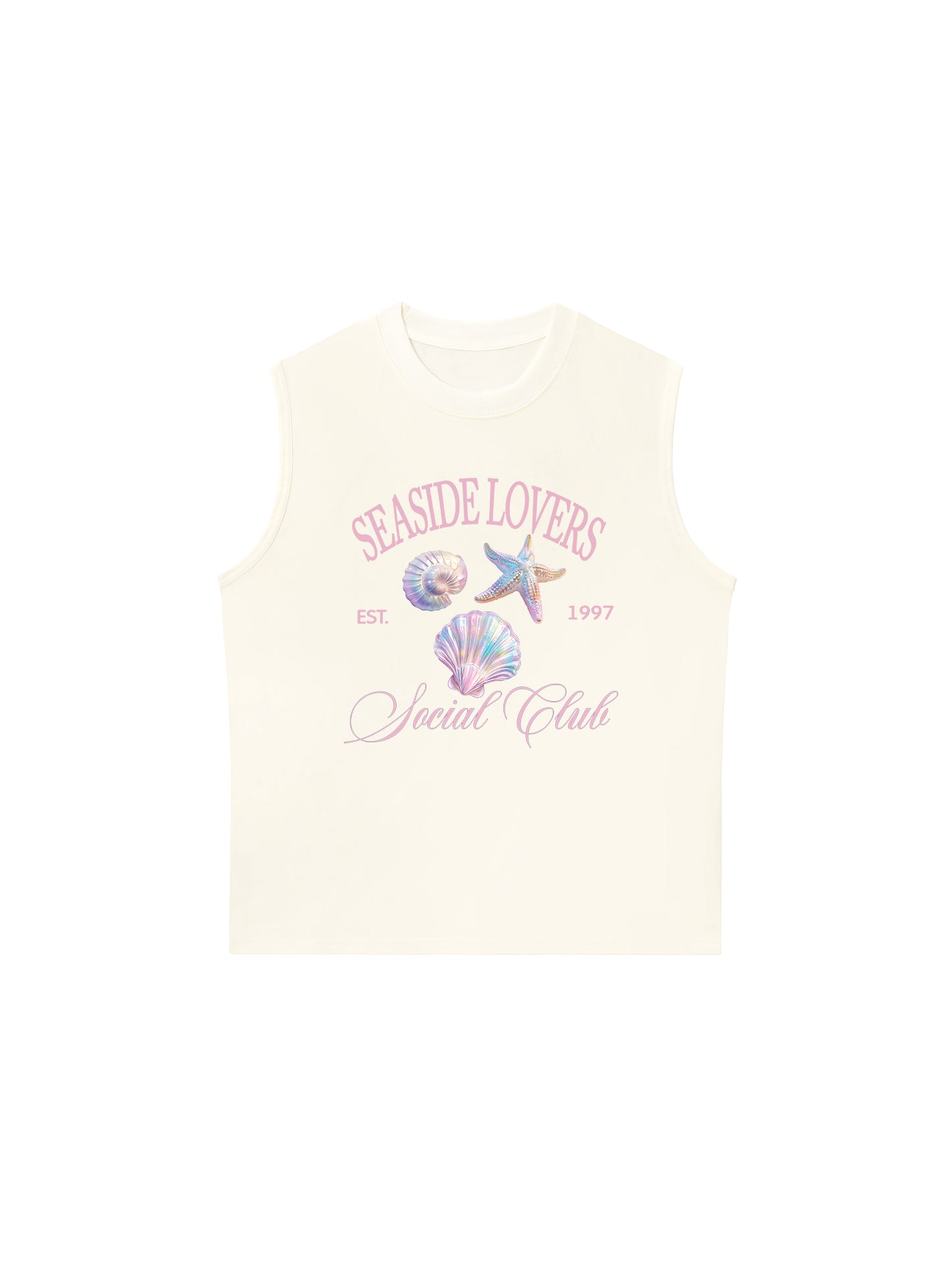 Áo Ba Lỗ Relaxed Fit Ocean Hologram Seaside Lover