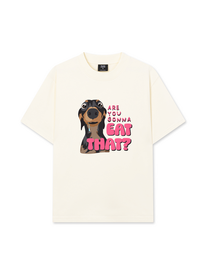 Áo Thun Relaxed Fit Dachshund Are You Gonna Eat That