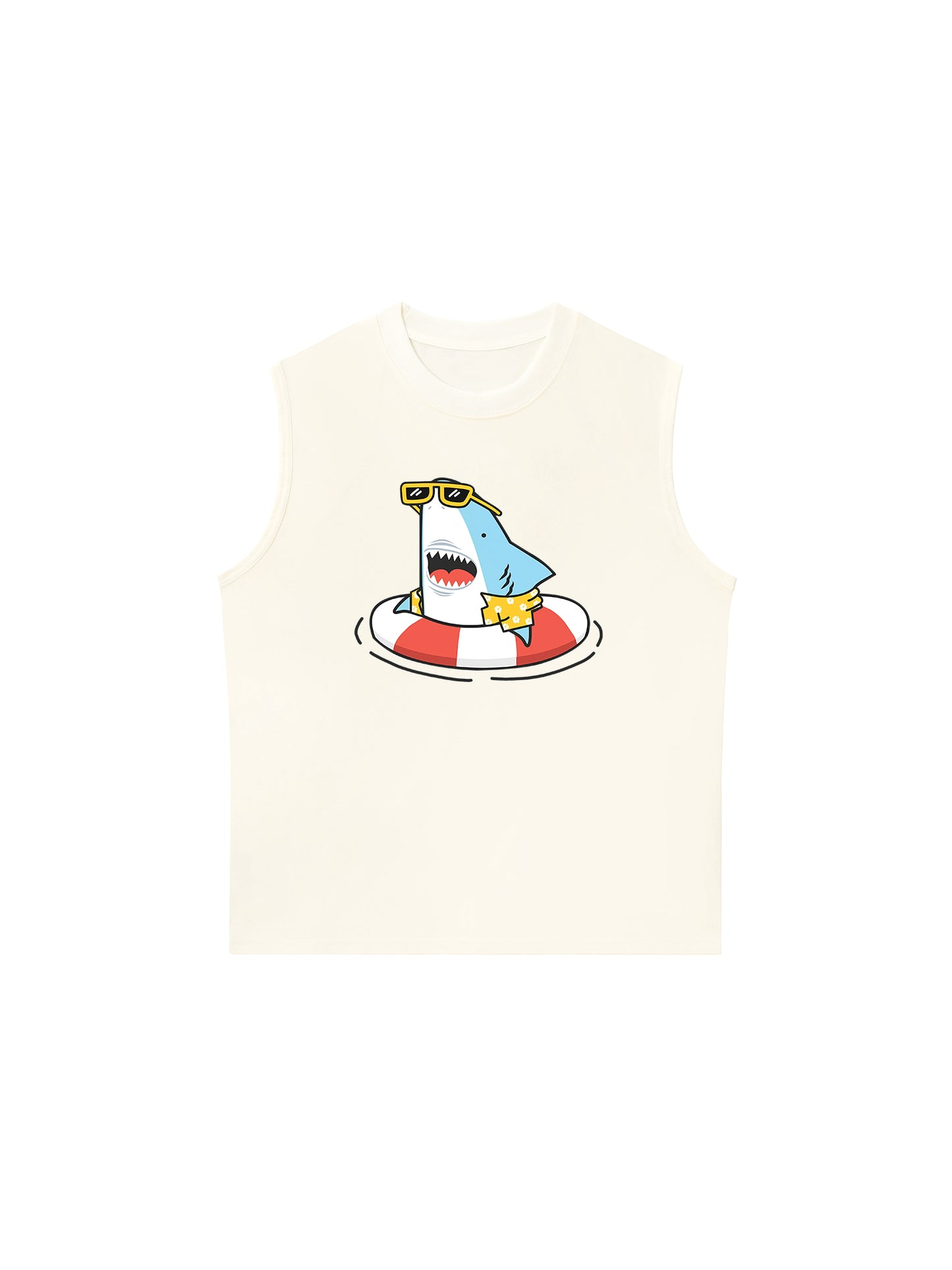 Áo Ba Lỗ Relaxed Fit Ocean baby Shark