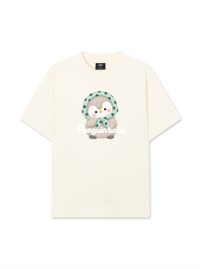 Áo Thun Relaxed Fit Penguin Babe