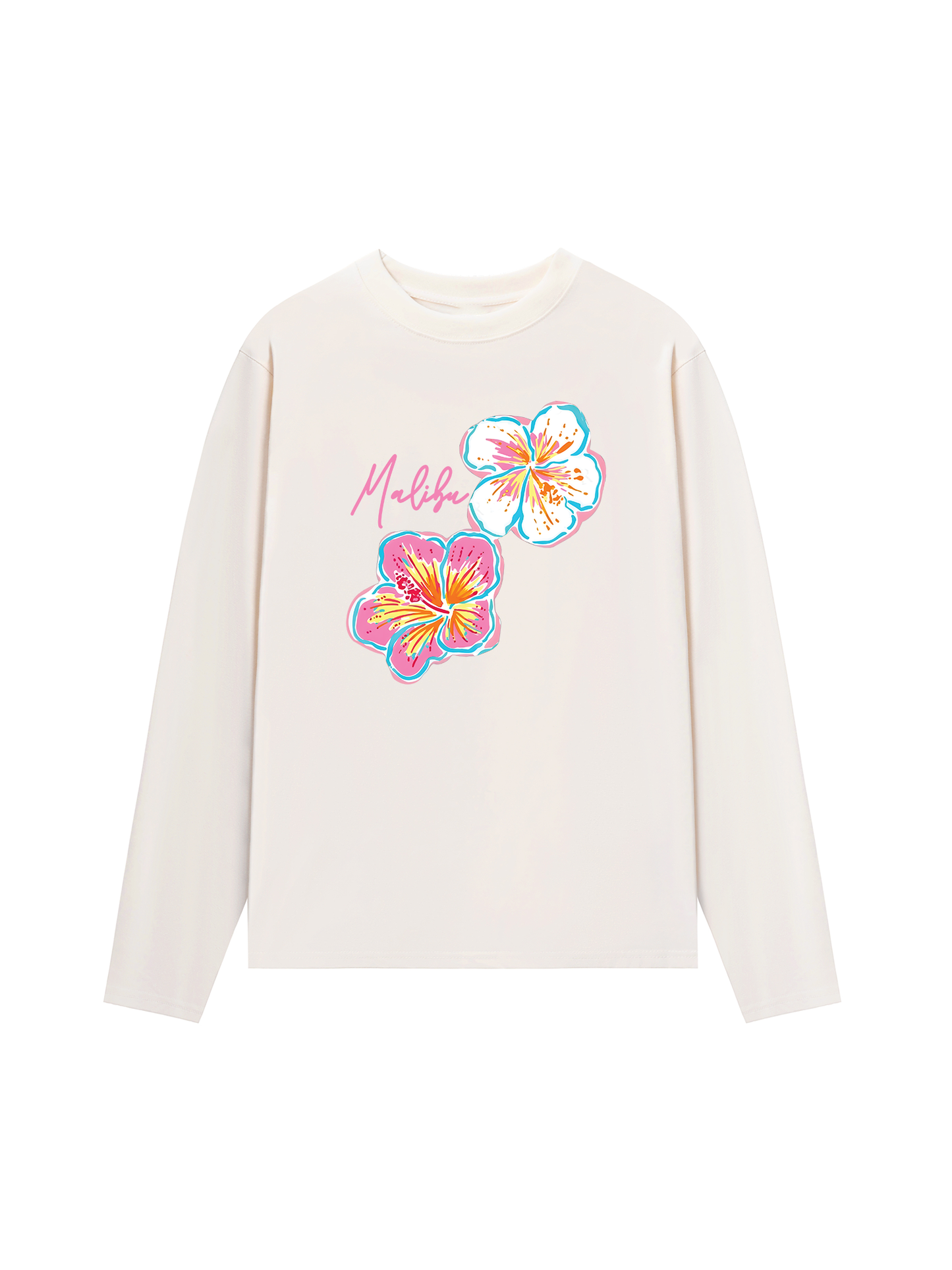 Áo Thun Dài Tay Summer Vibes Malibu Floral