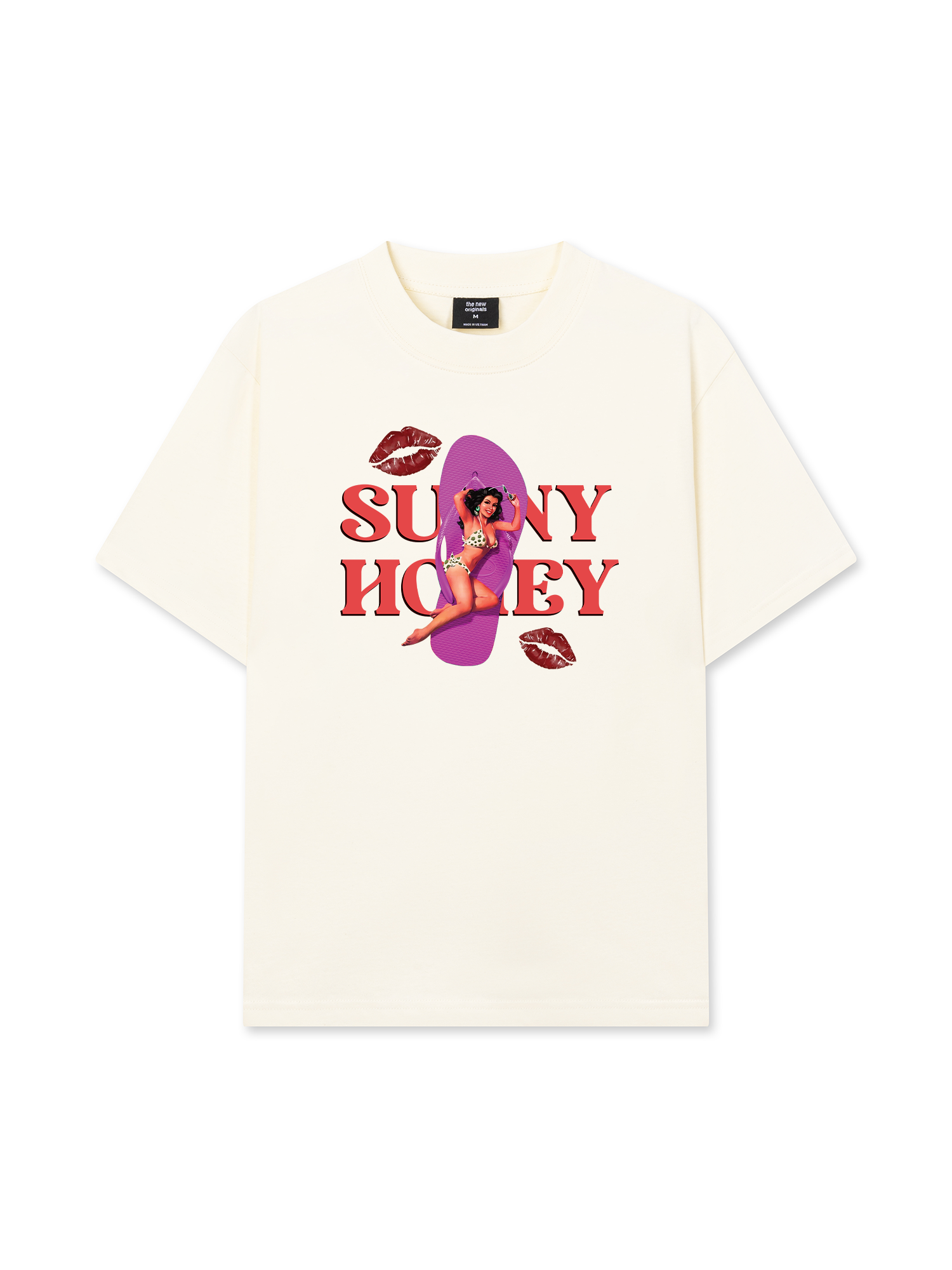 Áo Thun Relaxed Fit Summer Vibes Fresh Passion Days