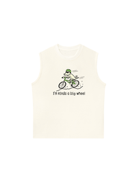 Áo Ba Lỗ Relaxed Fit Go Outside I_m Kinda A Big Wheel