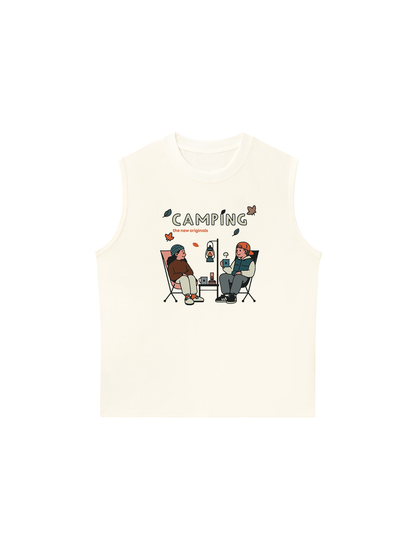 Áo Ba Lỗ Relaxed Fit Go Camping