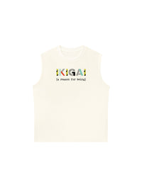 Áo Ba Lỗ Relaxed Fit Geometric Ikigai