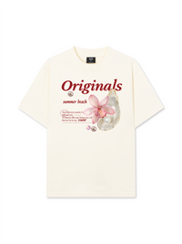 Áo Thun Relaxed Fit Summer Vibes Flower With Peal