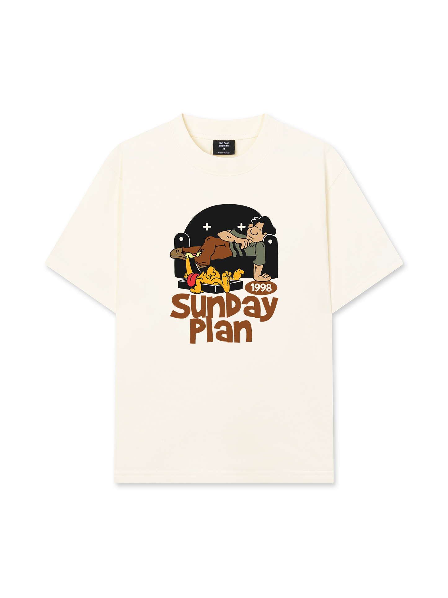Áo Thun Relaxed Fit Weekend Sunday Plan