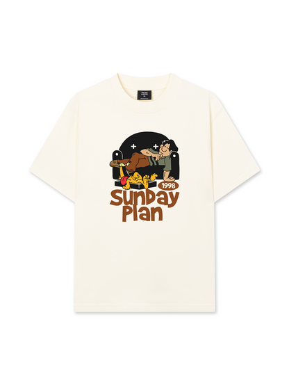 Áo Thun Relaxed Fit Weekend Sunday Plan