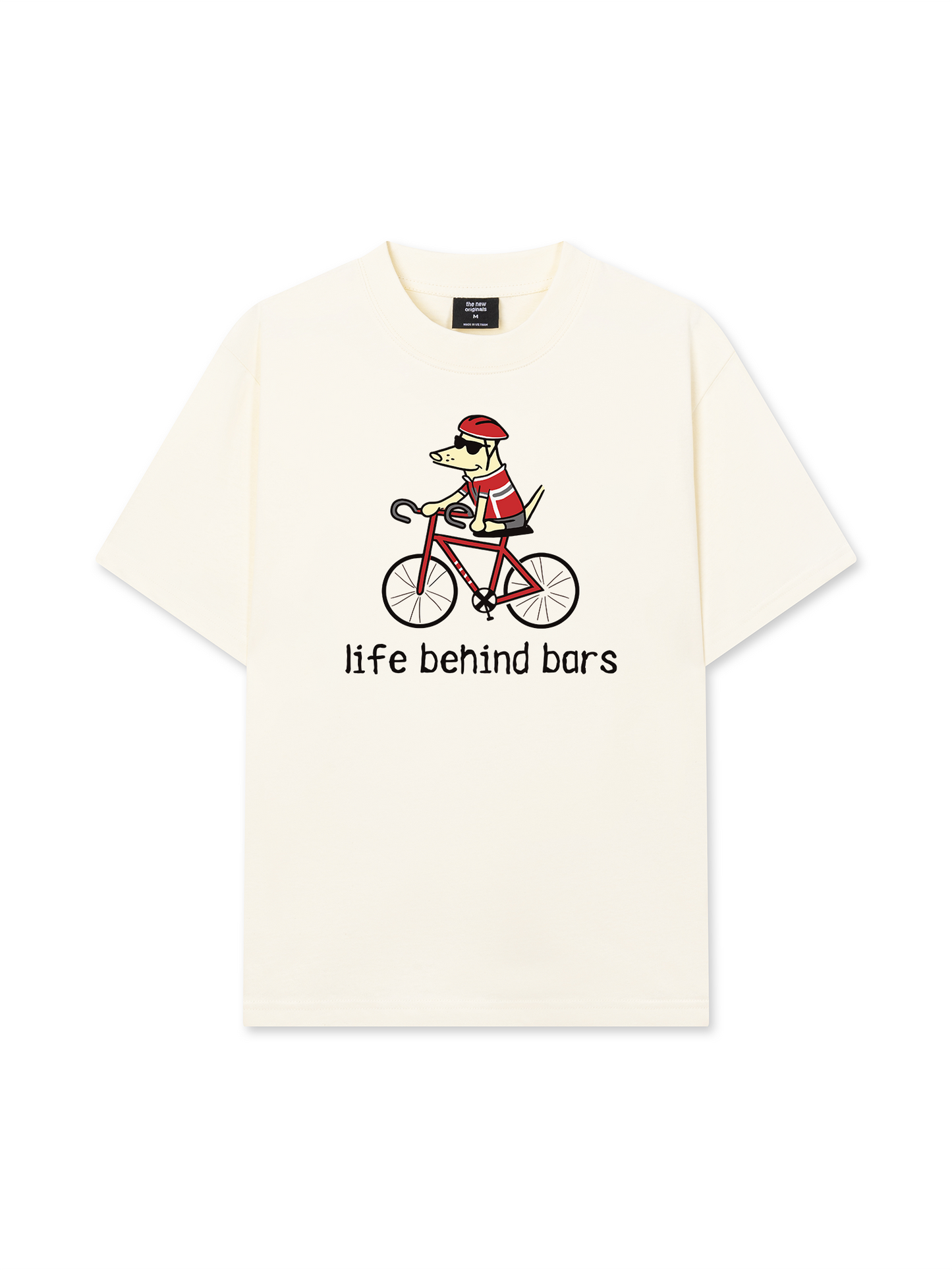 Áo Thun Relaxed Fit Go Outside Life Behind Bars