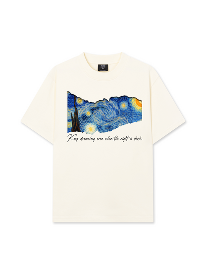 Áo Thun Relaxed Fit Masterpiece Starry Night Dreaming