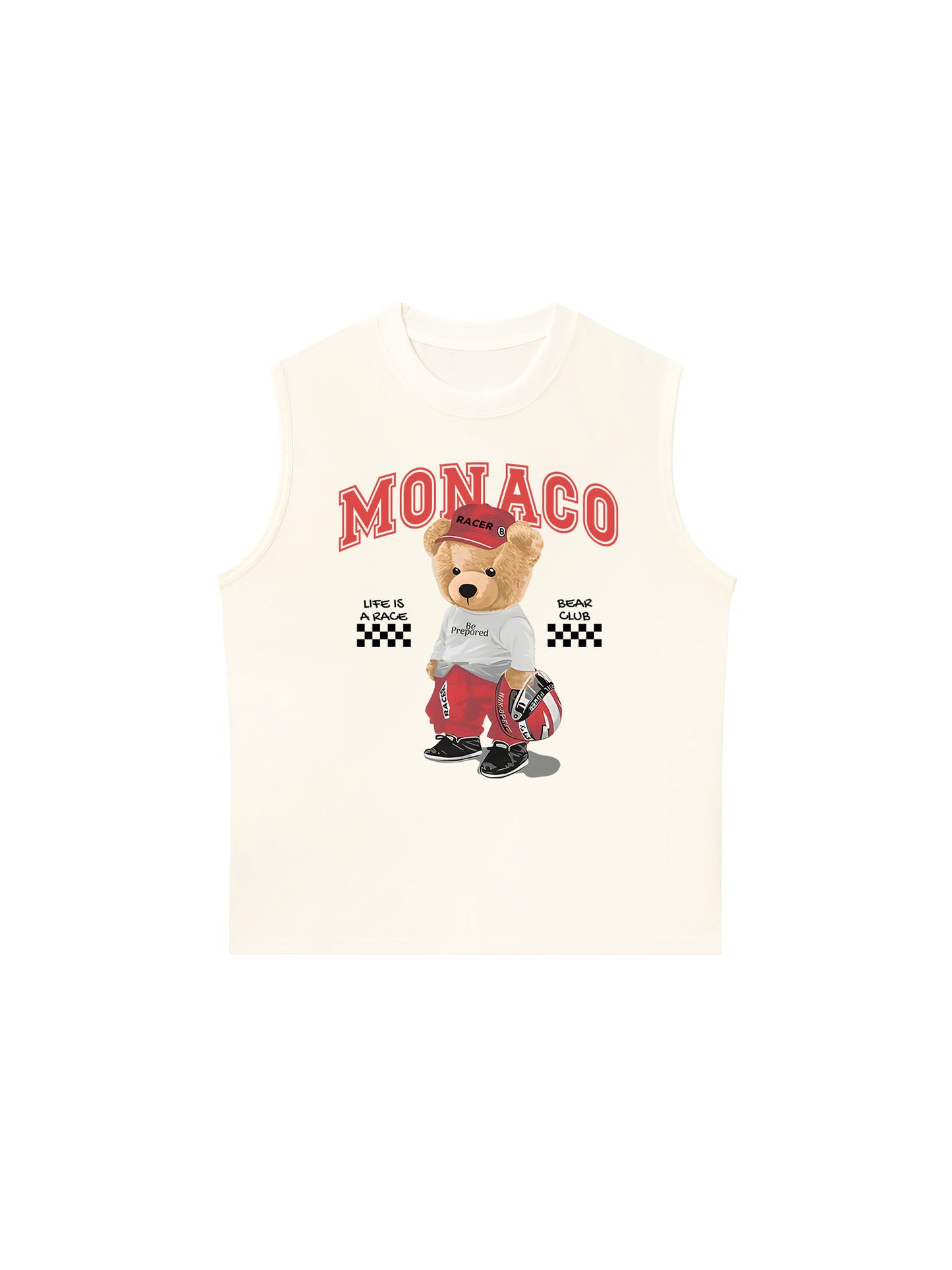 Áo Ba Lỗ Relaxed Fit Monaco Bear Club