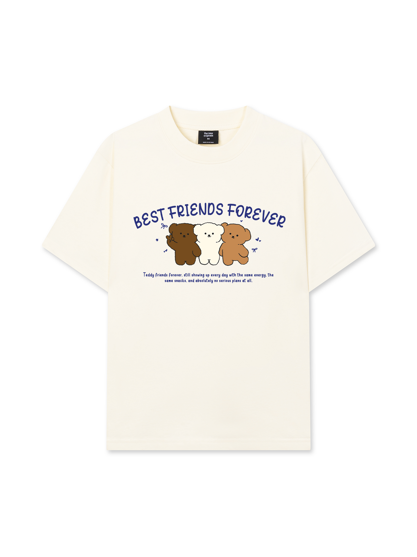 Áo Thun Relaxed Fit Teddy Land Best Friends Forever