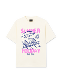 Áo Thun Relaxed Fit Summer Holiday The Girl