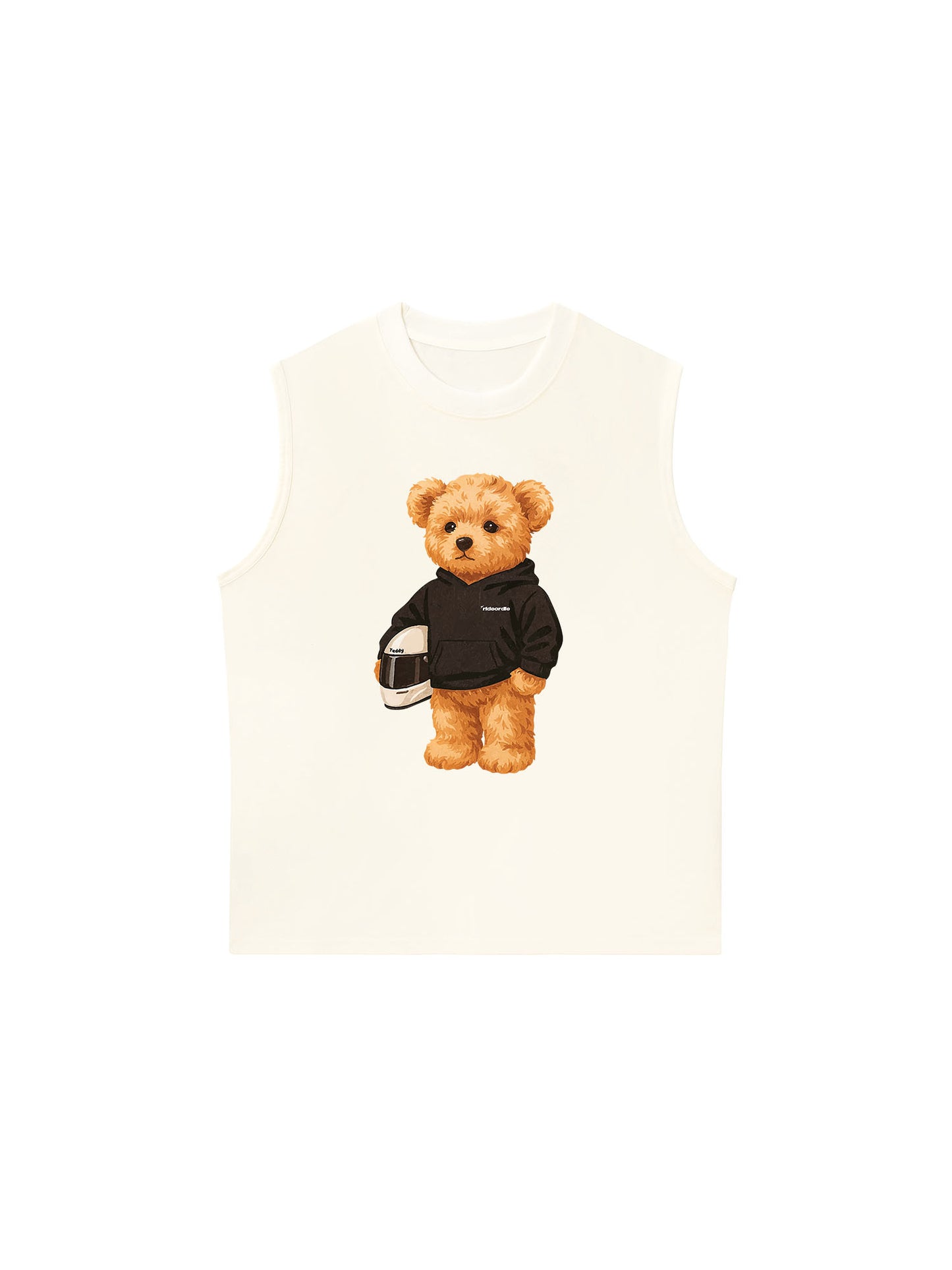 Áo Ba Lỗ Relaxed Fit Teddy Ride Or Die