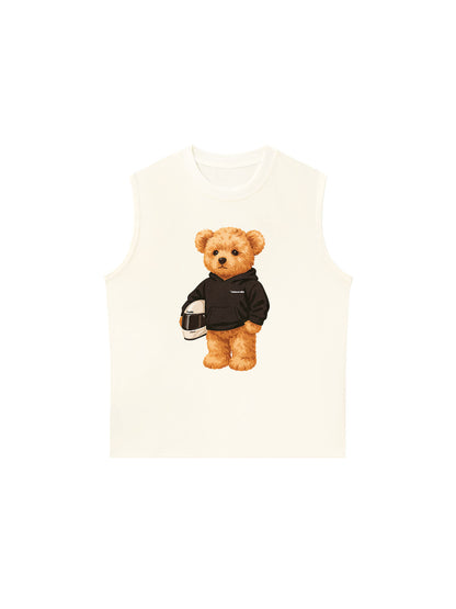 Áo Ba Lỗ Relaxed Fit Teddy Ride Or Die