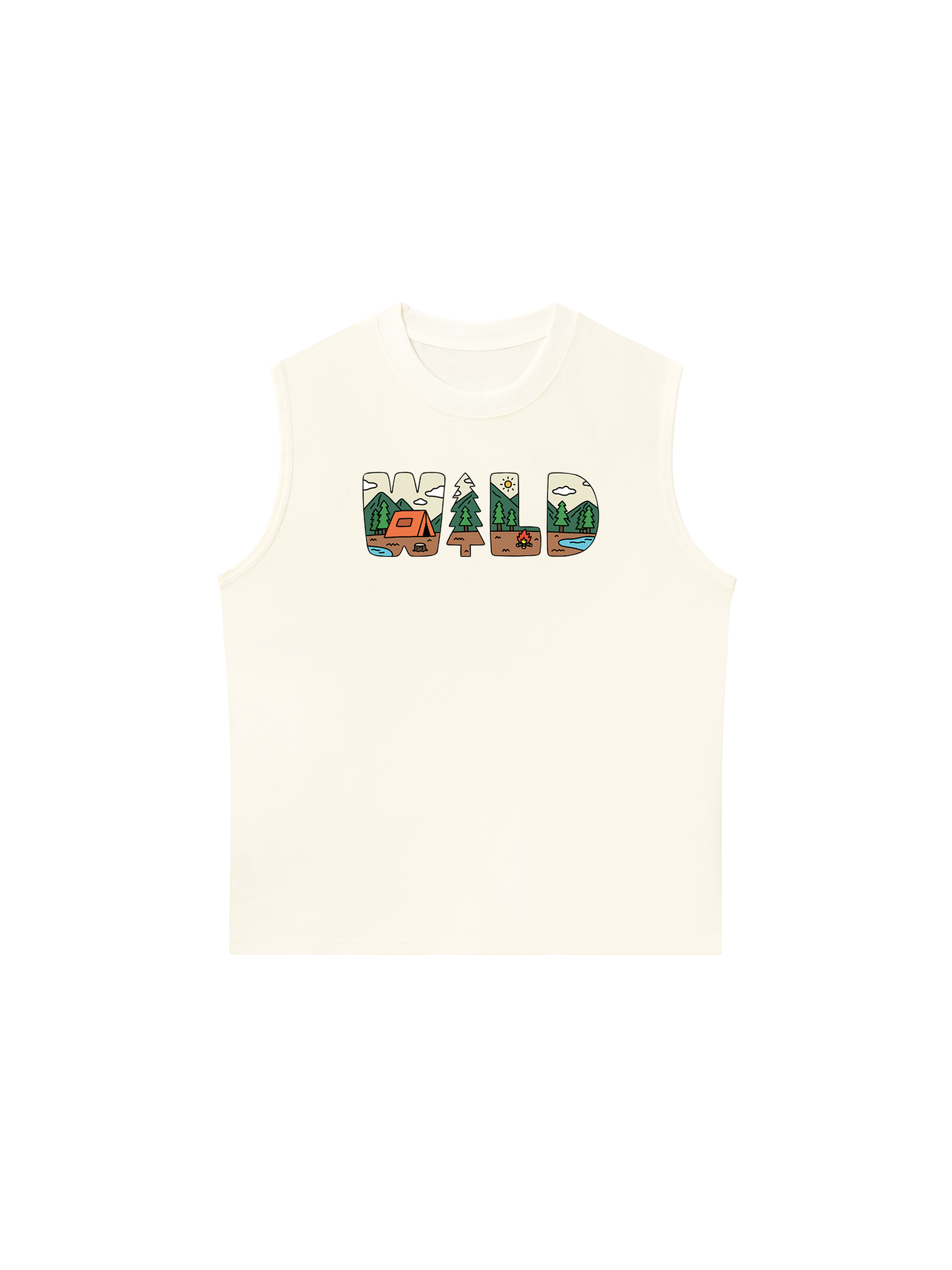 Áo Ba Lỗ Relaxed Fit WILD