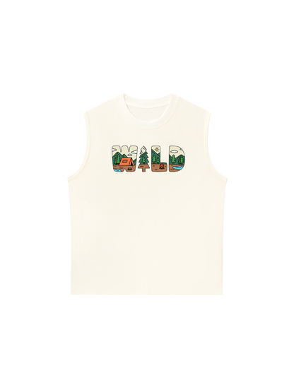 Áo Ba Lỗ Relaxed Fit WILD