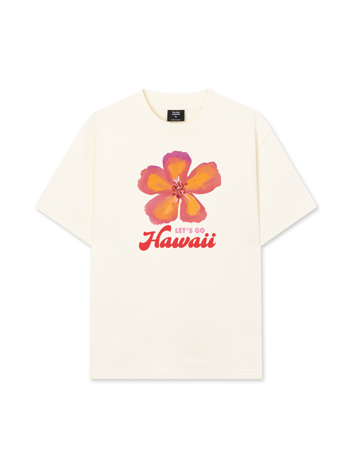 Áo Thun Relaxed Fit Summer Vibes Hawai Flower