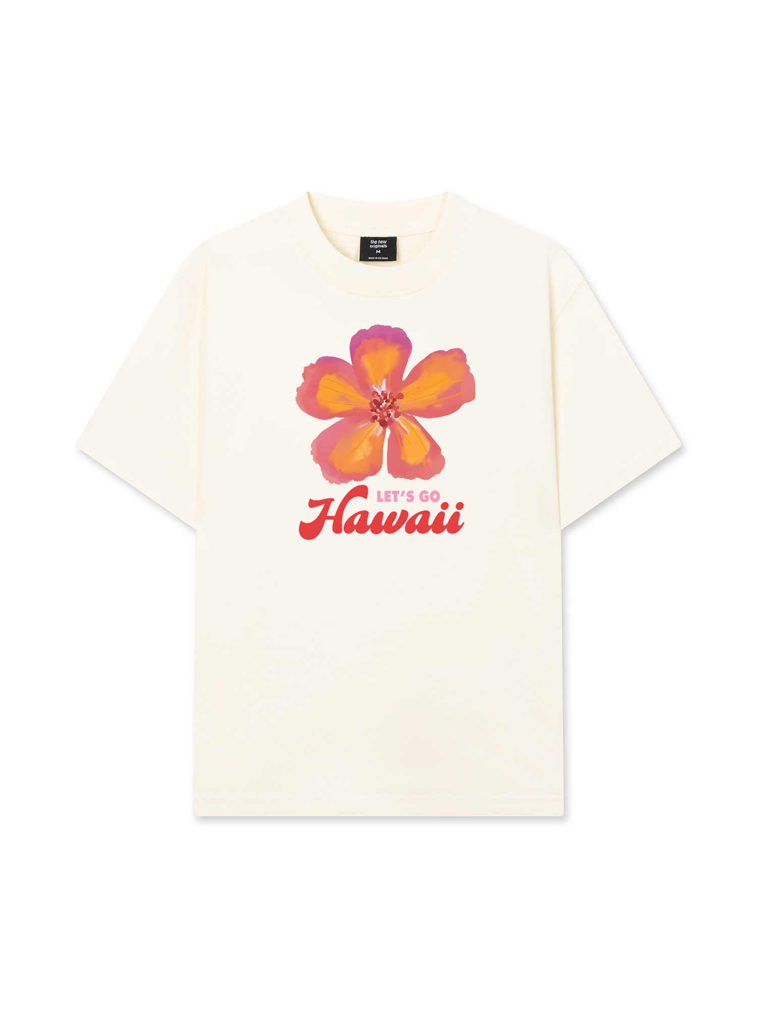 Áo Thun Relaxed Fit Summer Vibes Hawai Flower