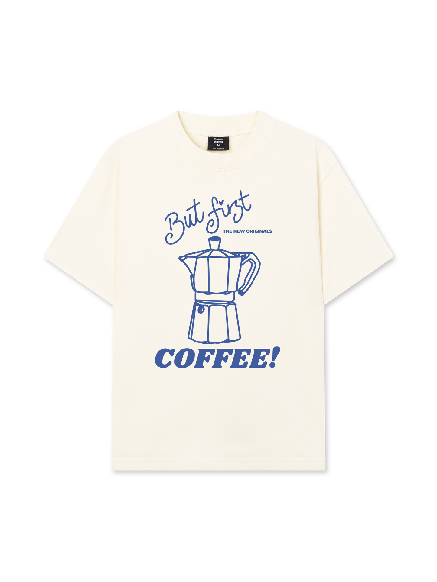Áo Thun Relaxed Fit But First Coffee