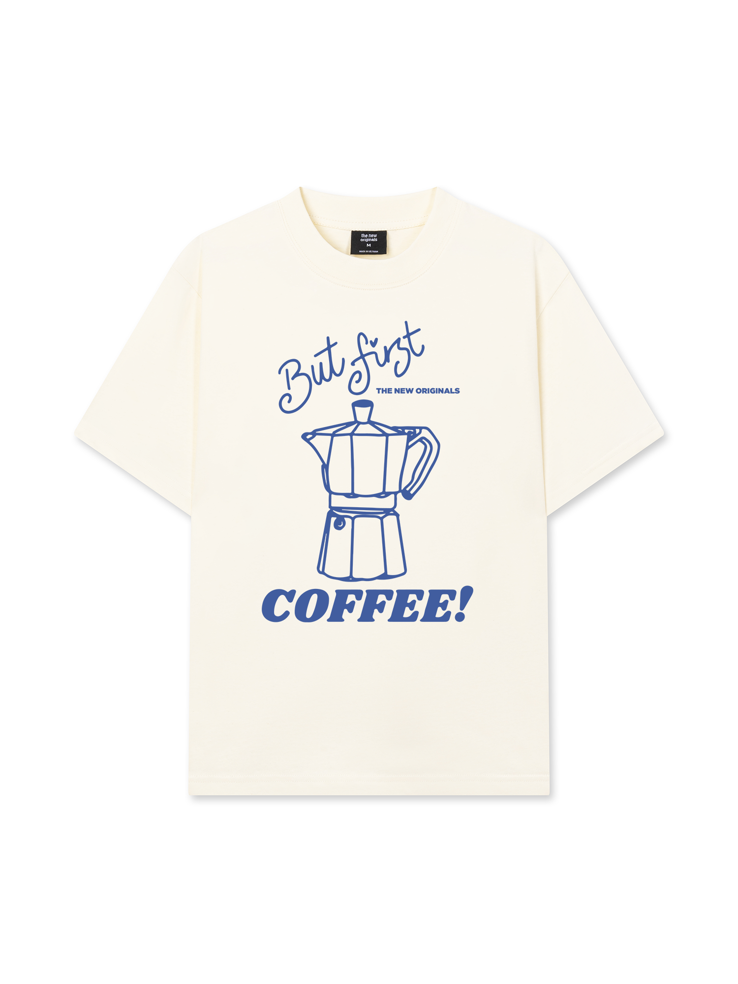 Áo Thun Relaxed Fit But First Coffee