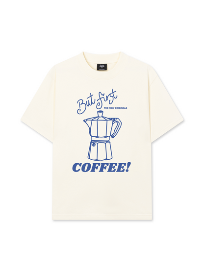 Áo Thun Relaxed Fit But First Coffee