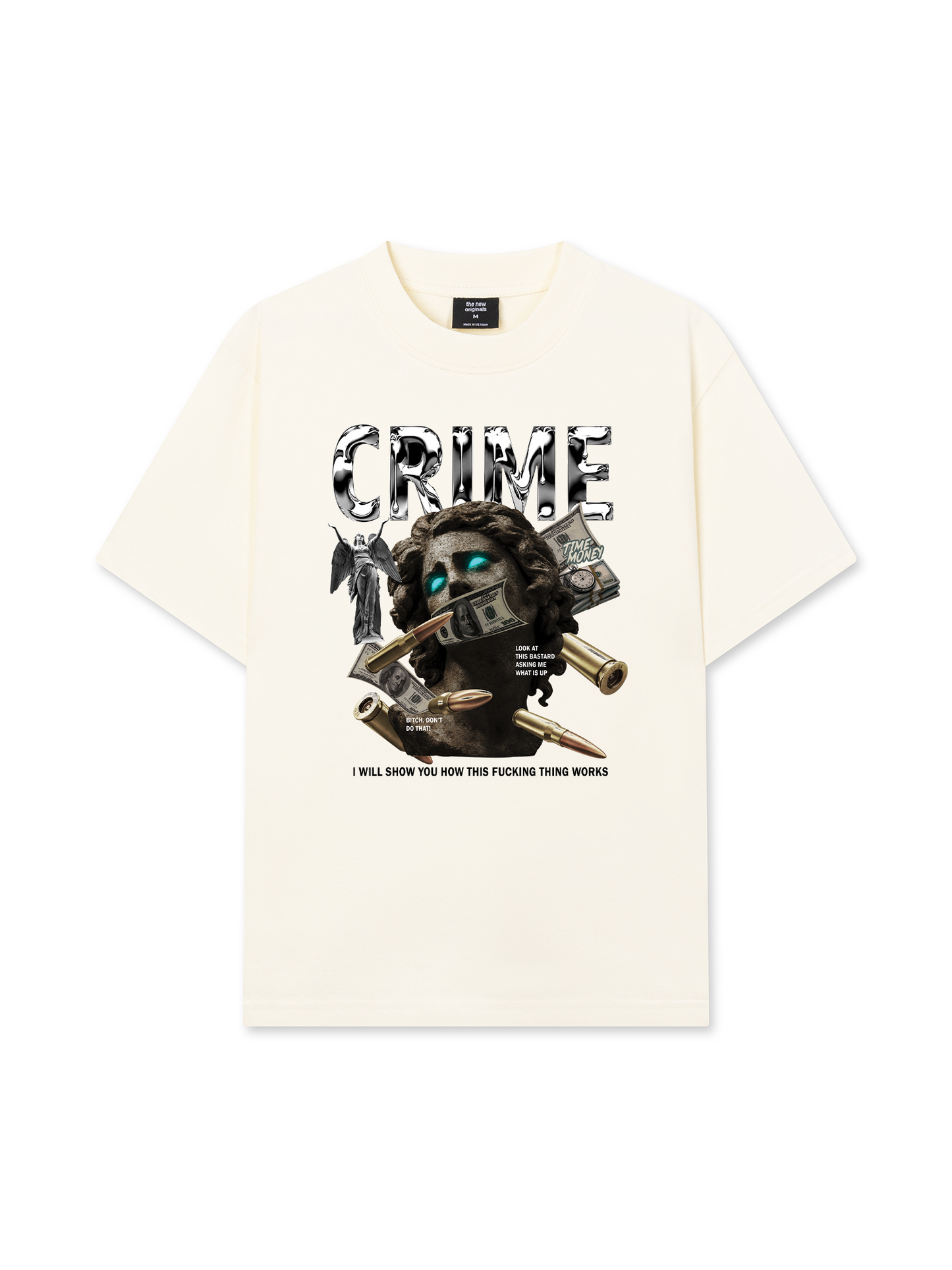 Áo Thun Relaxed Fit Crime
