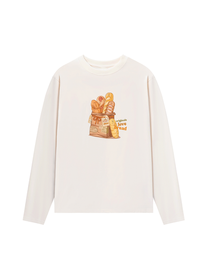 Áo Thun Dài Tay Love Bread
