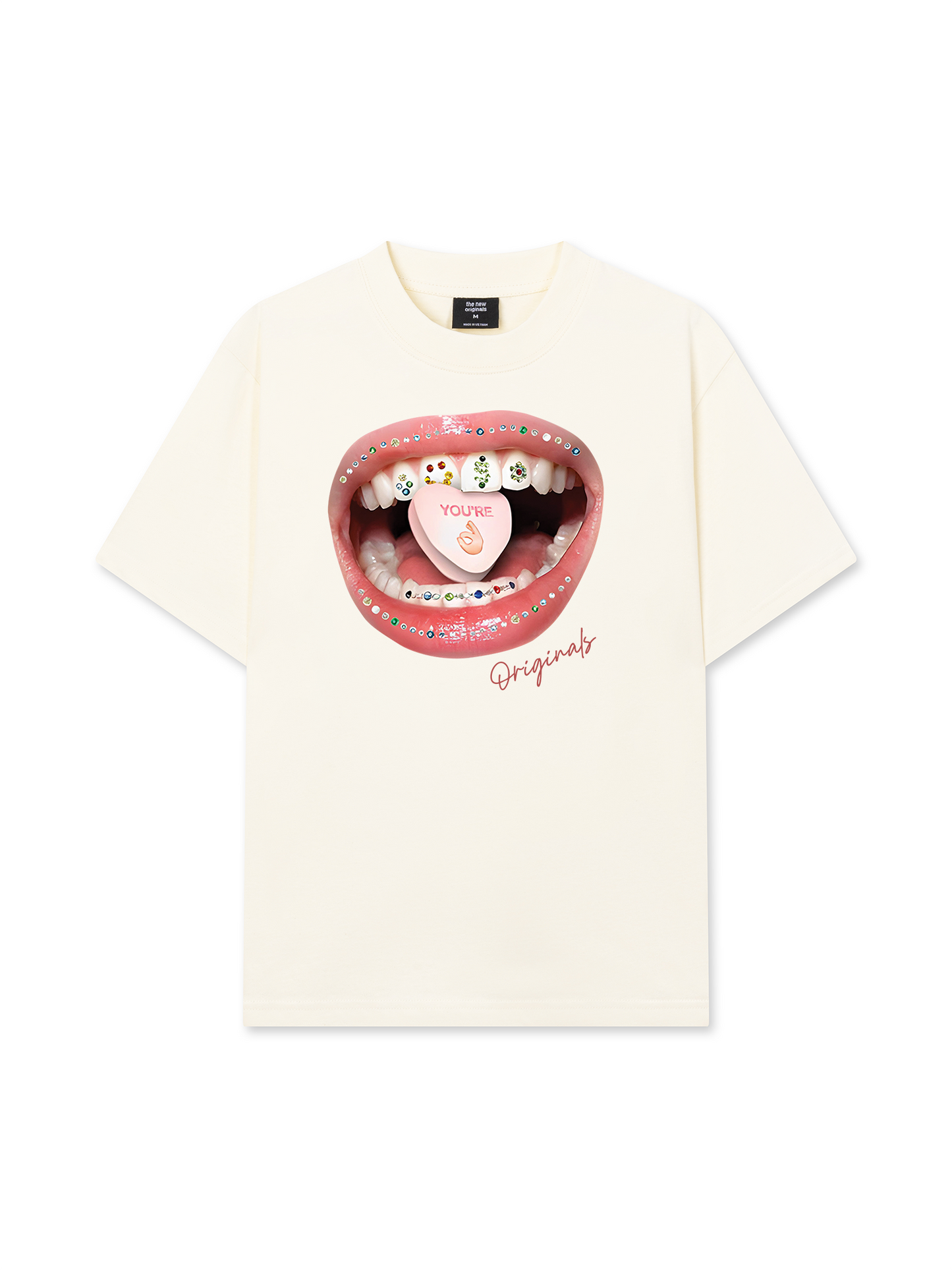 Áo Thun Relaxed Fit Diamond Grills Pills