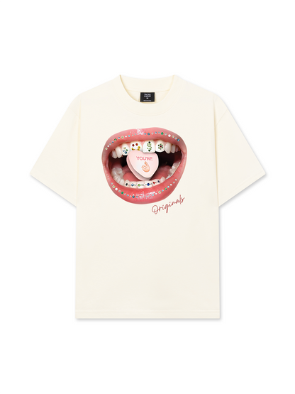 Áo Thun Relaxed Fit Diamond Grills Pills